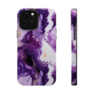 Purple Marbled - iPhone MagSafe