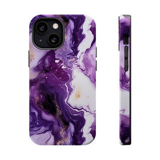Purple Marbled - iPhone MagSafe