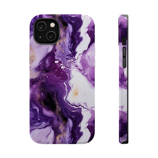 Purple Marbled - iPhone MagSafe