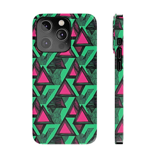 Neon Triangles - iPhone Slim
