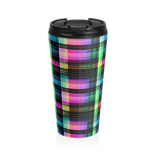 Prismatic Grid - Travel Mug