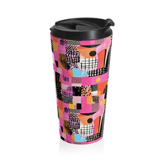 Vibrant Mosaic - Travel Mug