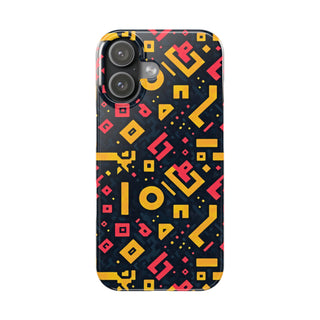 Neon Glyphs - iPhone Slim