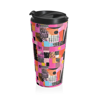 Vibrant Mosaic - Travel Mug
