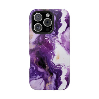 Purple Marbled - iPhone Tough