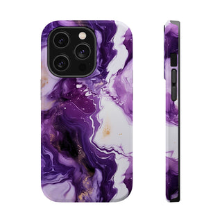 Purple Marbled - iPhone MagSafe