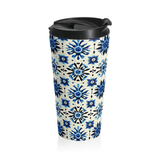 Sapphire Petals - Travel Mug