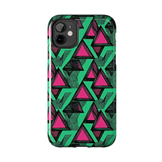 Neon Triangles - iPhone Tough