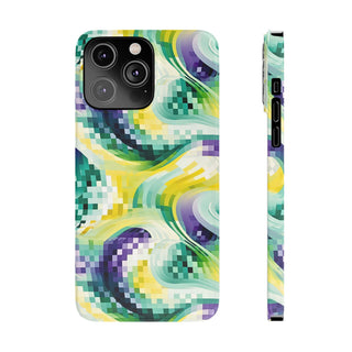 Pixel Waves - iPhone Slim