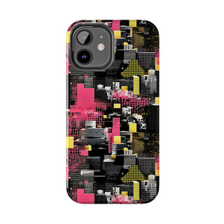 Neon Gridlock - iPhone Tough