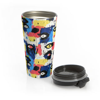 Abstract Gaze - Travel Mug