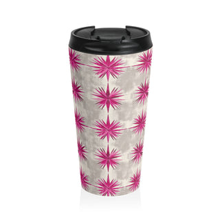 Fuchsia Burst - Travel Mug