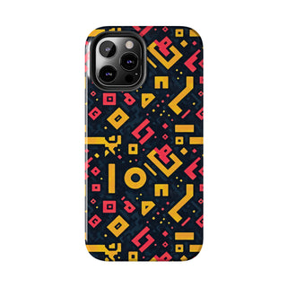 Neon Glyphs - iPhone Tough