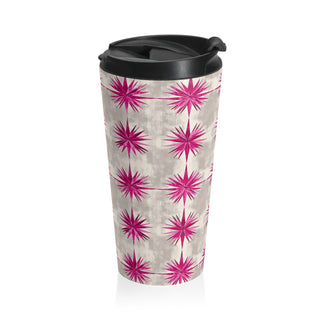 Fuchsia Burst - Travel Mug