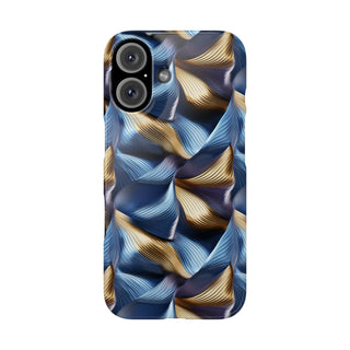 Blue-Gold Wavy Masterpiece