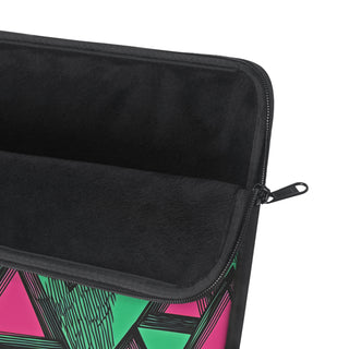 Neon Triangles - Laptop Sleeve