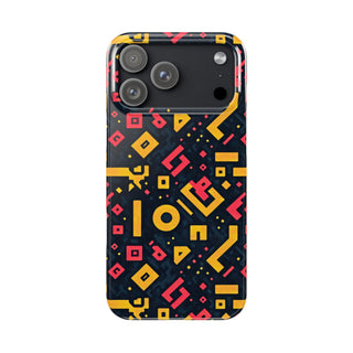 Neon Glyphs - iPhone Slim