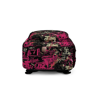 Neon Lit Silhouette - Backpack