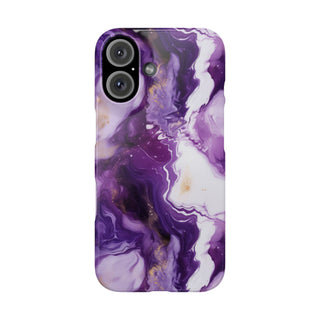 Purple Marbled