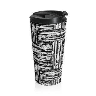 Monochrome Grunge - Travel Mug
