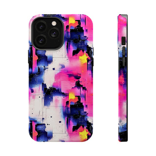 Neon Grid - iPhone MagSafe