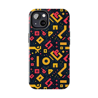 Neon Glyphs - iPhone Tough