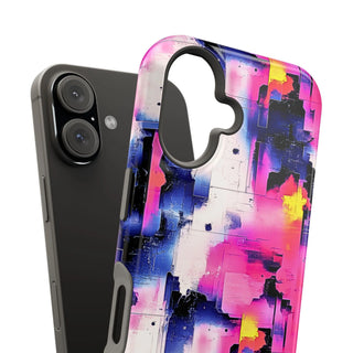 Neon Grid - iPhone MagSafe