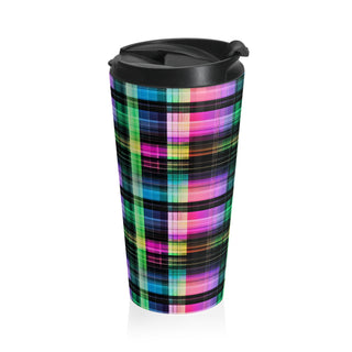 Prismatic Grid - Travel Mug