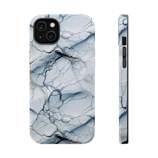 Silvery Blue Network - iPhone MagSafe