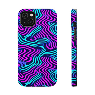 Neon Nautical Waves