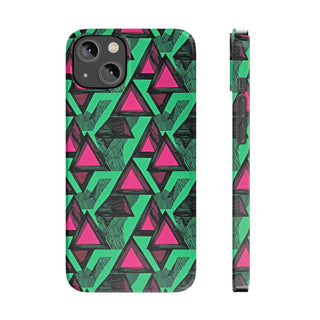 Neon Triangles - iPhone Slim