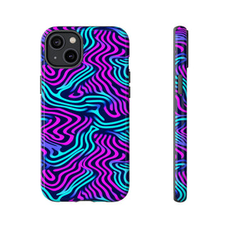 Neon Nautical Waves