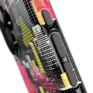 Neon Gridlock - iPhone MagSafe