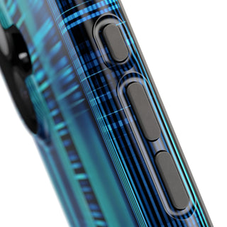 Cyber Striped Symphony - iPhone MagSafe