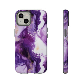 Purple Marbled