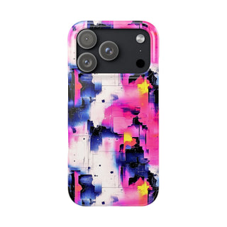 Neon Grid - iPhone Slim