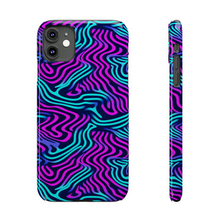 Neon Nautical Waves