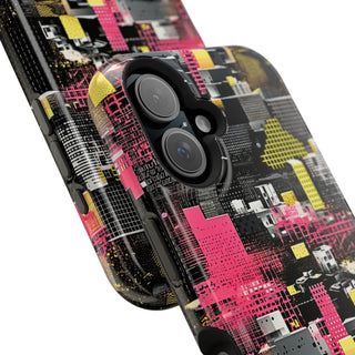 Neon Gridlock - iPhone MagSafe