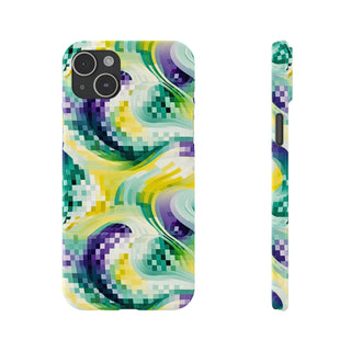 Pixel Waves - iPhone Slim