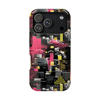 Neon Gridlock - iPhone MagSafe