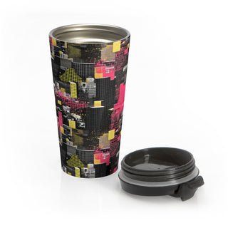 Neon Gridlock - Travel Mug