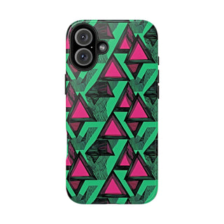 Neon Triangles - iPhone Tough