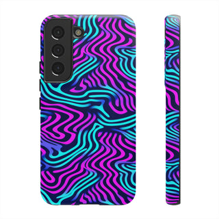 Neon Nautical Waves