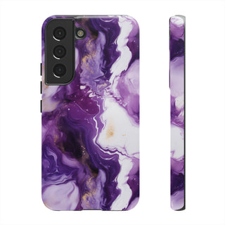 Purple Marbled