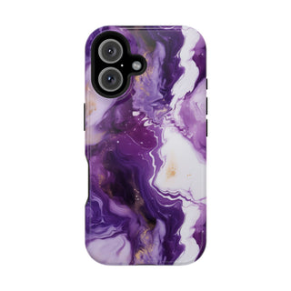 Purple Marbled