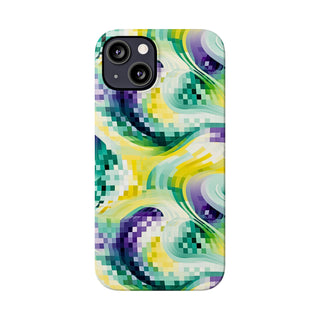 Pixel Waves - iPhone Slim