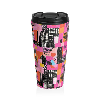 Vibrant Mosaic - Travel Mug