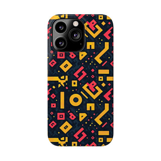 Neon Glyphs - iPhone Slim