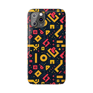 Neon Glyphs - iPhone Slim