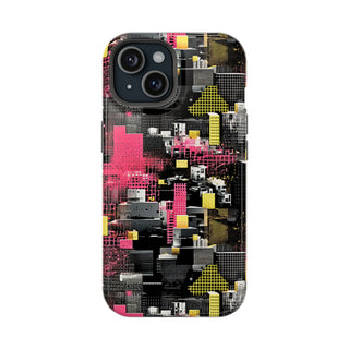 Neon Gridlock - iPhone MagSafe